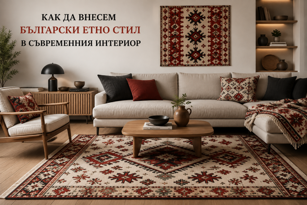 Как да внесем български етно стил в съвременния интериор >> прочети в etnox.bg
